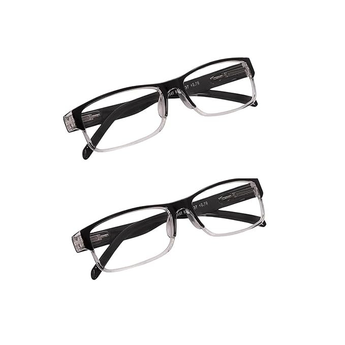 Reading Glasses Pack of 2 for Men & Women | Full-Rim Spring Temple Eyewear for All Face Shapes | Comfortable & Natural Look | +1.00 to +3.00 Power Options - Image 4